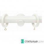 Труба металлическая D20 белый