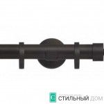 Труба металлическая D20 черный
