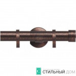 Труба металлическая D20 медь античная