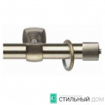 Труба металлическая D20 золото античное