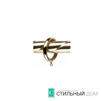 Кольцо с пластиковой вставкой Кристалло золото