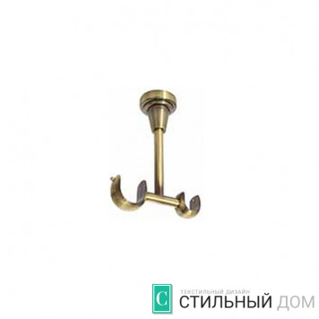 Кронштейн потолочный двойной D20
