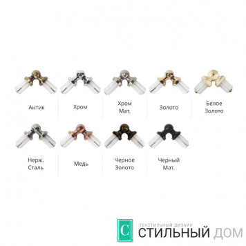 Соединительные элементы эркерные D16 мм-1