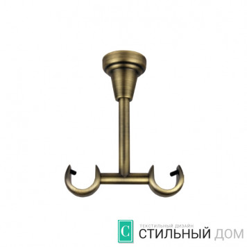 Кронштейн потолочный двухрядный открытый D28мм/28
