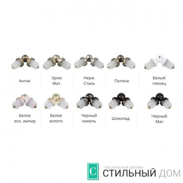 Соединительные элементы эркерные D19 мм-1