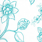 Ткань Crewel 11 Turquoise