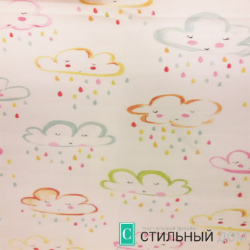 Ткань сток Nubes 7 Rosa-1