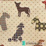 Ткань Г- DOGS BEIGE
